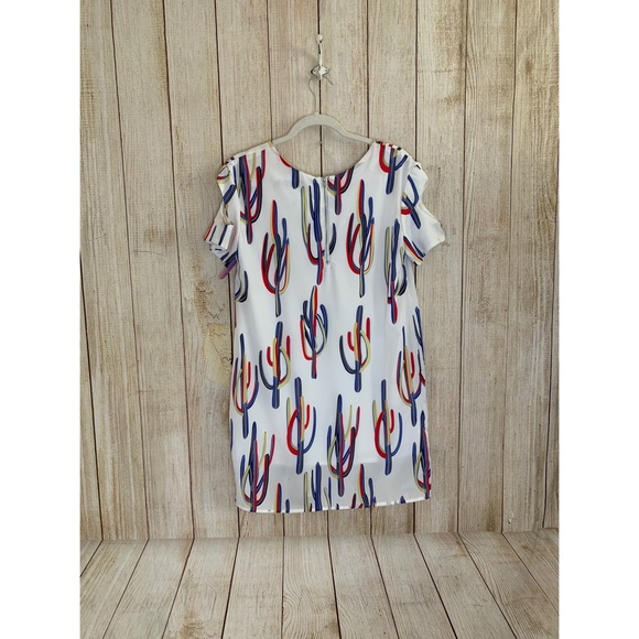 Boutique | Multi Color Cactus Print Dress - Picture 8 of 10
